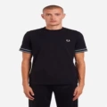 Black Sleeve Double White