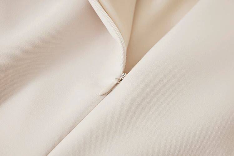 Chân váy vest nữ dáng lửng cạp cao ống đứng xẻ tà sau ôm mông, dài 60 cm / 72 cm — Hồng (60CM), Hồng (72CM), Kaki (72CM), Màu be (60CM) chi tiết 21