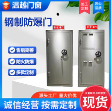 定制抗爆门锅炉房密闭防火门钢制抗暴化工厂用实验室防爆门防烟