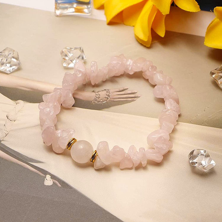 Daily Occasion Fashion Geometric Natural Stone Crystal Beaded Bracelets