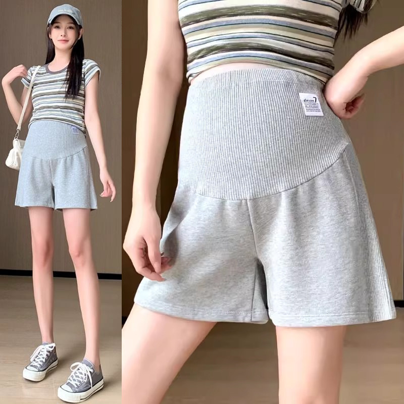 Carefully Selected Loose Casual Plus-Size 2026 Spring/Summer Maternity Shorts with Adjustable Belly Support for Outerwear
