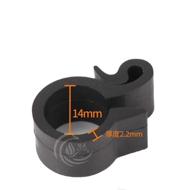 16mm PE tubo de suspensión fija abrazadera de tubo gancho de conexión de alambre de acero gancho invernadero micro spray goteo accesorios de junta image 6