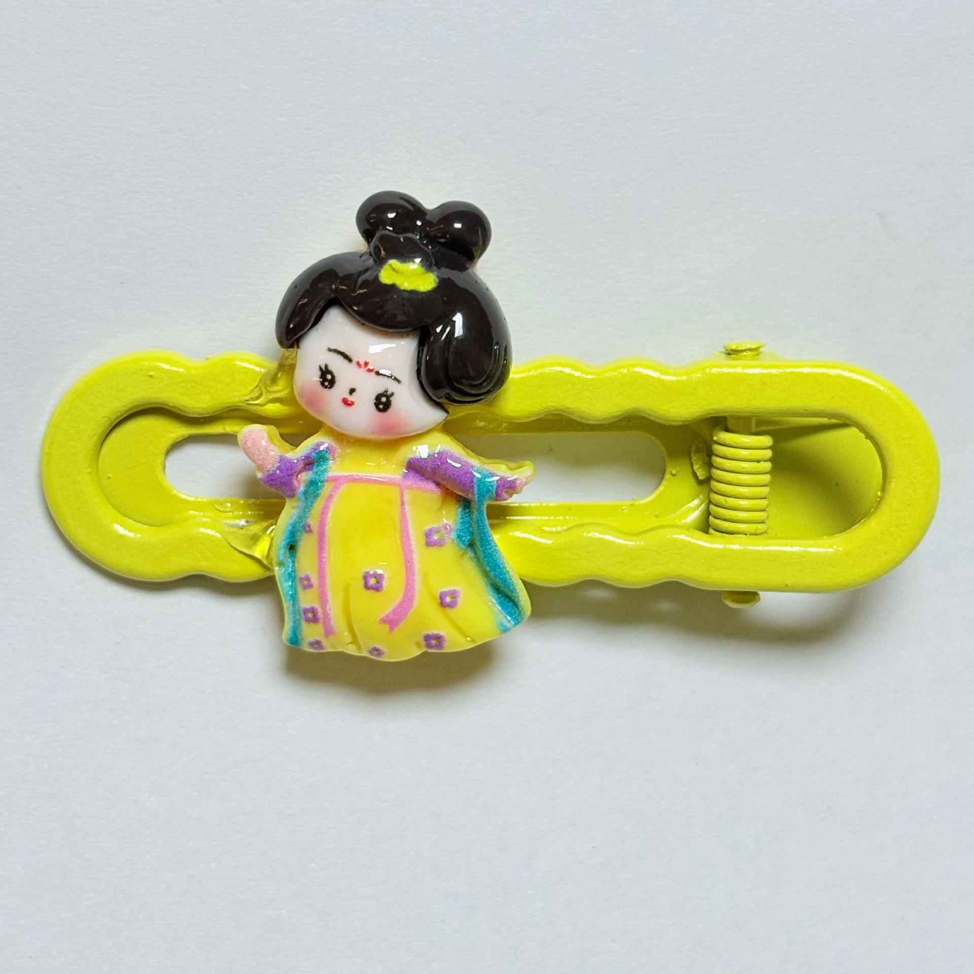 국가 스타일 황실 첩 노란색,