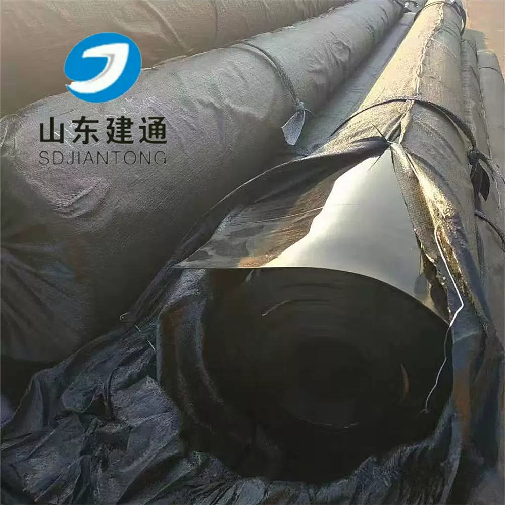 尾矿防渗土工膜2.0mm厚耐酸碱防渗膜高密度聚乙烯HDPE土工膜