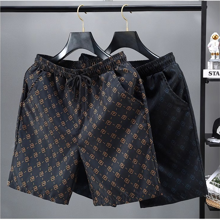 Men's Quick-Dry Shorts Trendy Casual Fashion Brand Beach Shorts Mid-Length Shorts