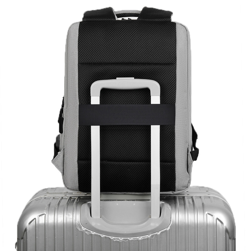 Mochila ejecutiva de gran tamaño, 17 pulgadas, gran capacidad, para portátil, viajes, escuela, con impresión de logotipo, para ir al trabajo.