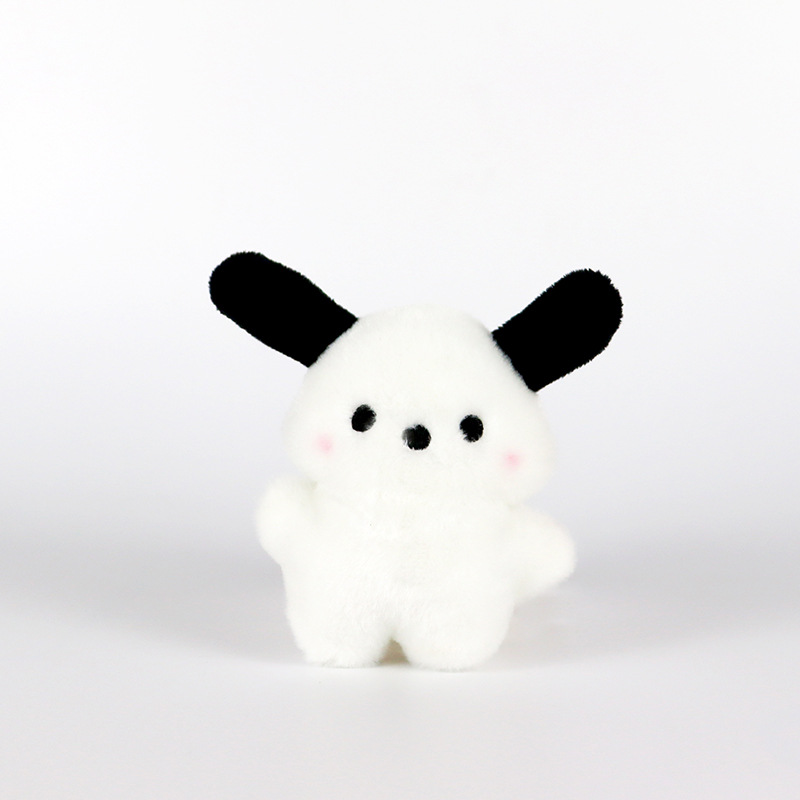 Pequeño libro rojo con el mismo párrafo lindo rubor Pacha perro colgante de felpa niña corazón bolso escolar colgante muñeca creativa llavero