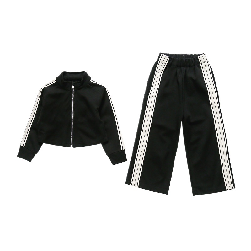 Completo sportivo due pezzi a manica lunga per bimba_voghion.com