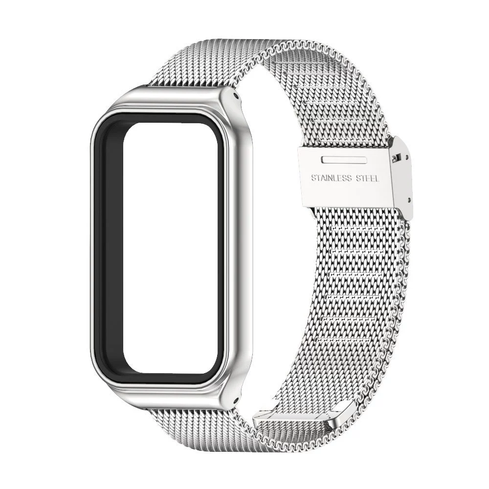 Совместимо с Amazfit Band 7 Huami браслет 5 лент металл три бусины Strite Magland Magnetic Magnetic Suffering