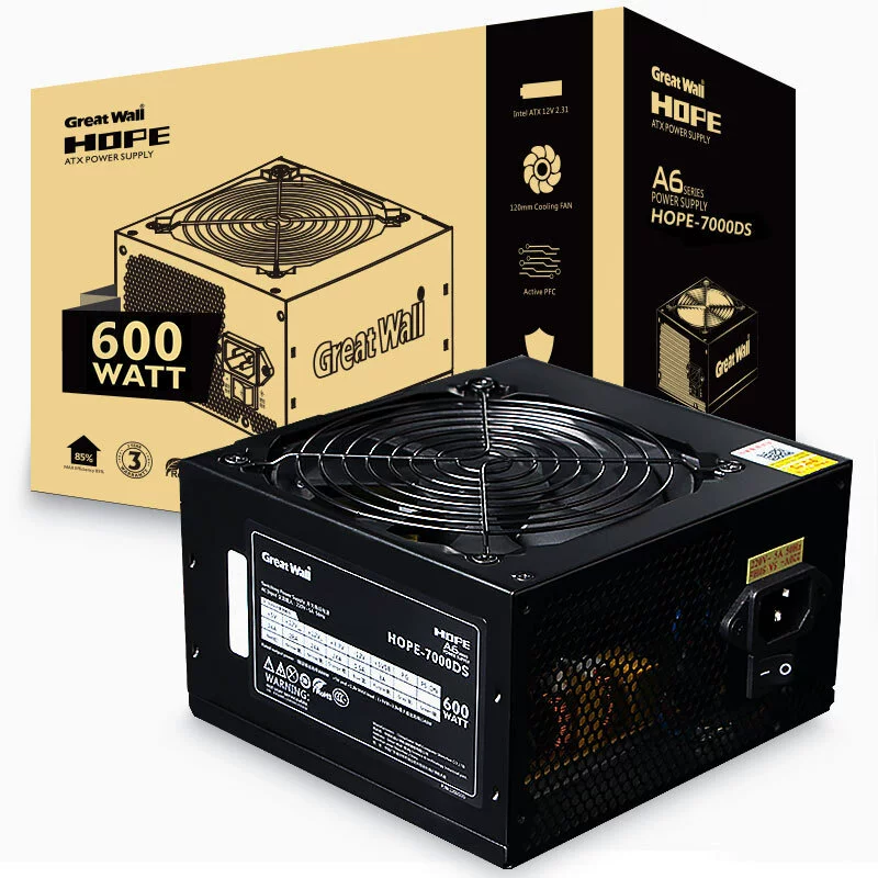 Power supply, mute compatible laptop, 600W