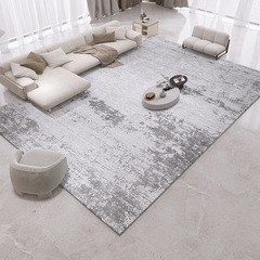 Italian Minimalist Rugs Living Room Coffee Table Cover Modern Simple Bedroom Cream Wabi-Sabi Style High-End Luxury Custom Grey