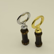 厂家直销紫竹根圆形金属厨房啤酒瓶开瓶器