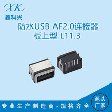 ��ˮĸ��USB AF 90�� ���σ��_ȫ�厧�� L11.30mm USB�ӿ��B����