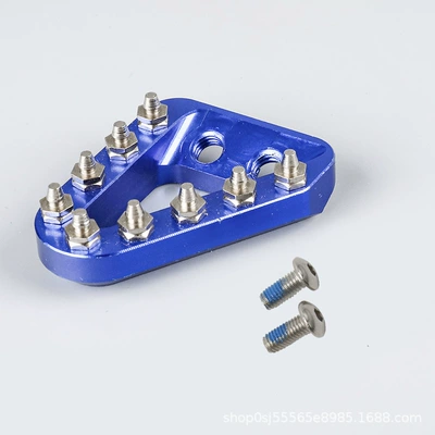 Motorcycle pedals – Brake Modified Triangle Plate - blue
