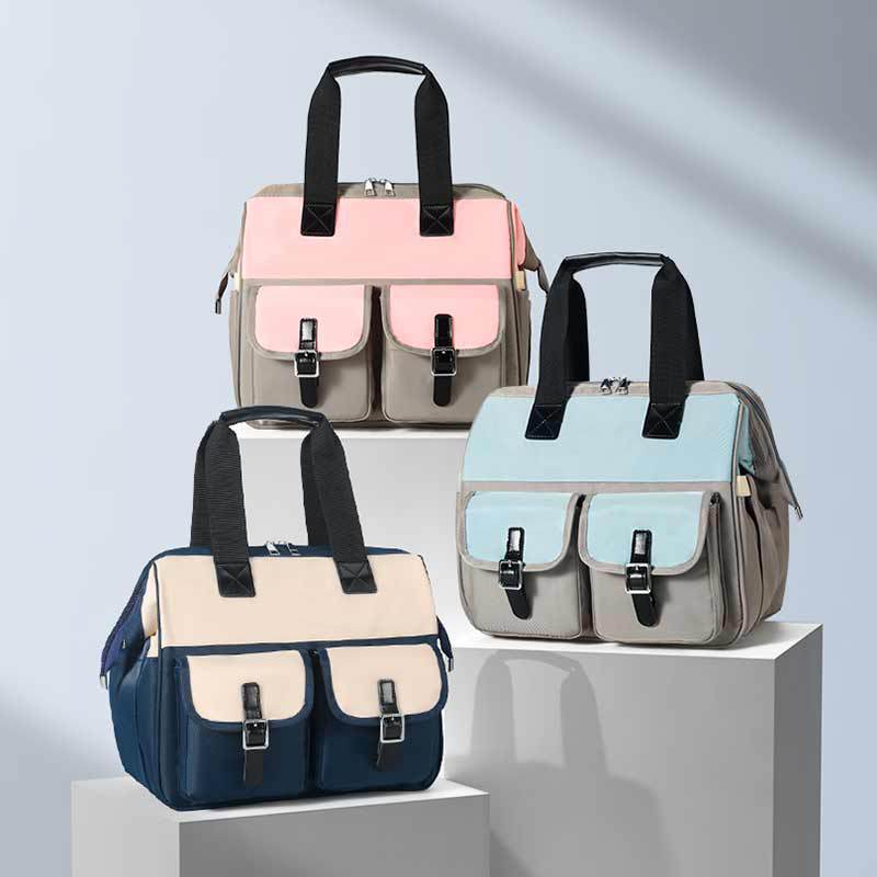 2025 Large-capacity Waterproof Mom Mi Bag, a lightweight and portable baby bag for young people to carry on the shoulder and crossbody when going out undefined