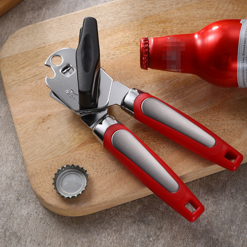 Can opener cross-border manual three-in-one multi-functional powerful can knife opening kitchen can opener tool bottle opener