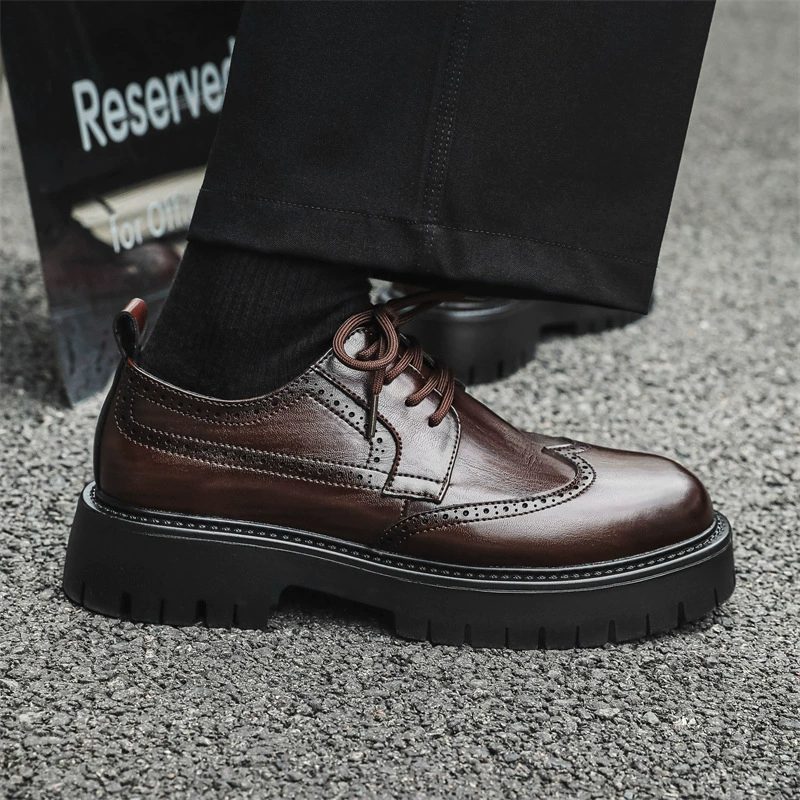 Осенние и зимние наружные рабочие туфли с толстой подошвой