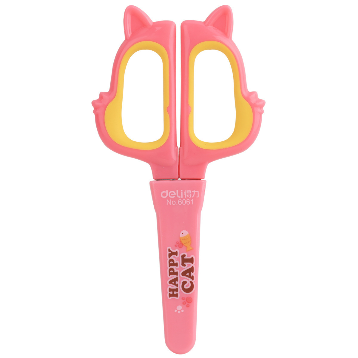 Cartoon scissors, children's protective case for early age