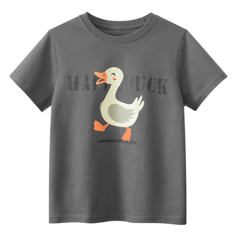 GRRR marca de ropa para niños suministro transfronterizo 2023 verano nueva camiseta de manga corta para niños mediana y grande ropa neutral para hombres y mujeres