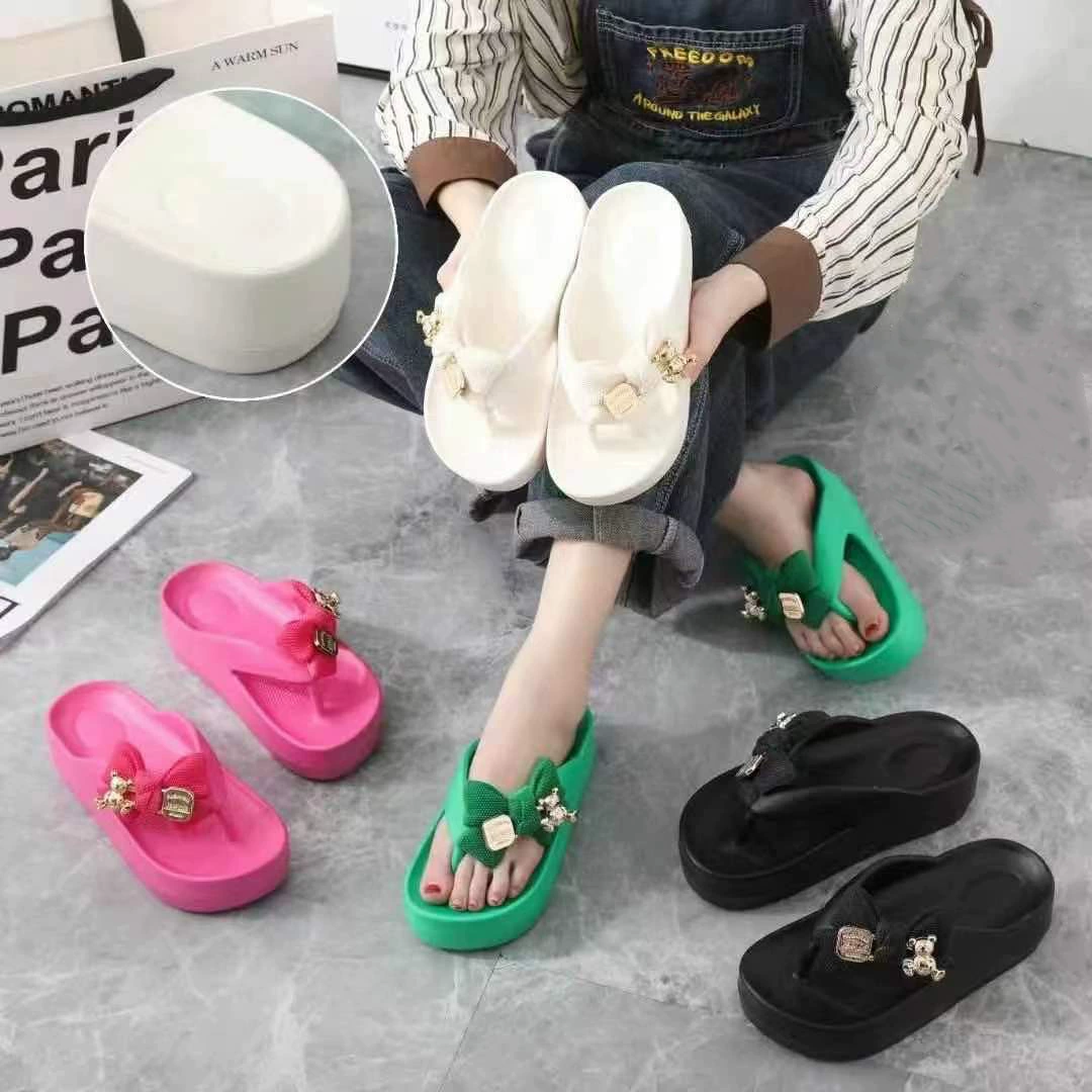 Deodorized slippers with butterfly platform, (Cross-border trading), wholesale