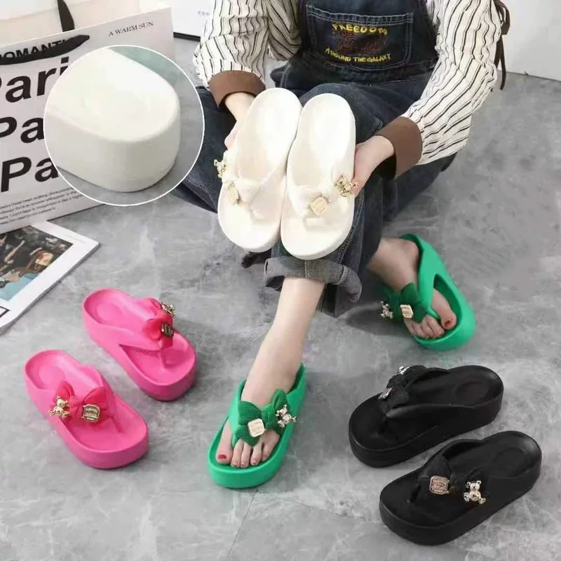 Deodorized slippers with butterfly platform, (Cross-border trading), wholesale