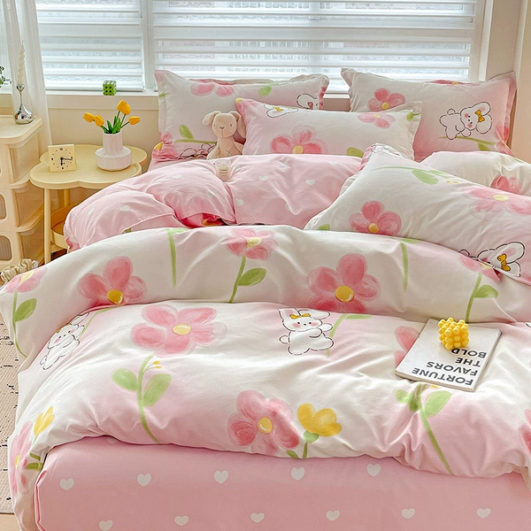 Flower Bunny 【Class A Thickens suitable for naked sleep】