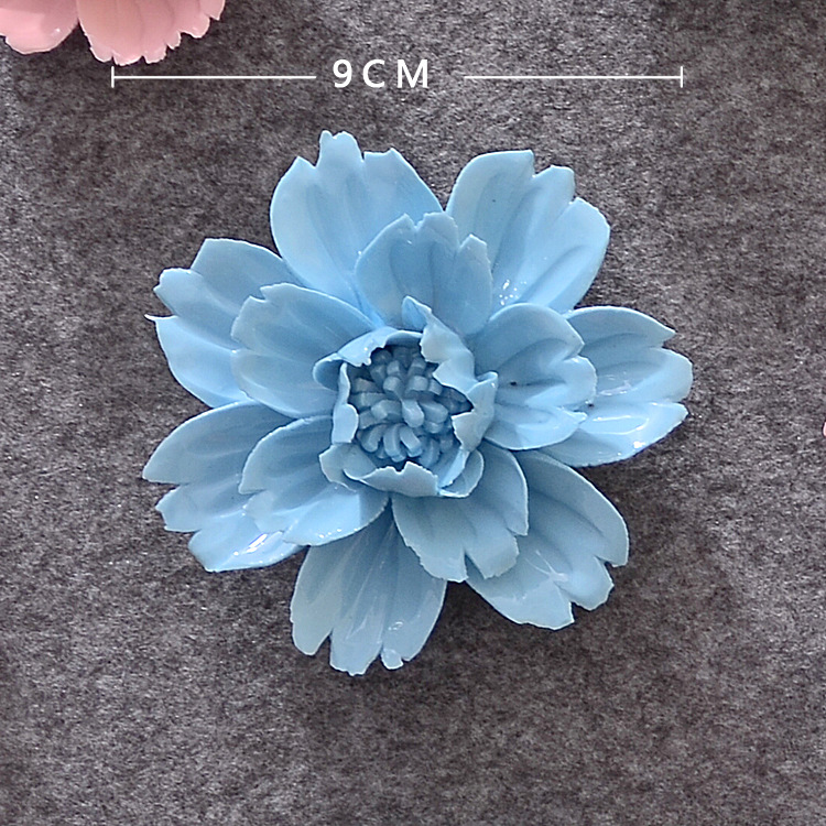 Decoración de Pared de Flores en Cerámica Tridimensional para Sala de Estar y Dormitorio image 10