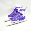 White and purple 023 speed skating (single shoes)