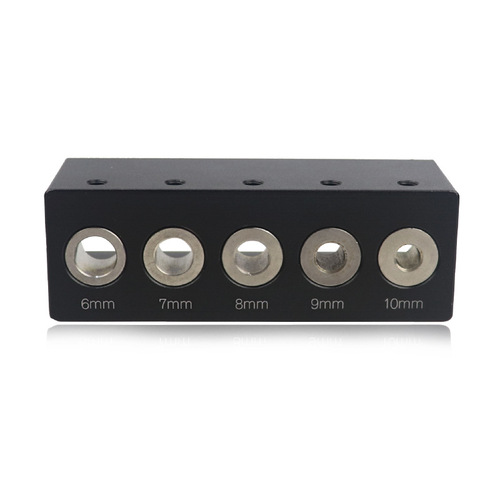 Round pipe drilling positioner, straight hole drill, eye drill, round wood tenon positioning auxiliary woodworking tool