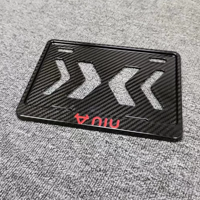 Nömrə qabı: Motorcycle License Plate Frame, Rear - motorcycle-compression-molded-dry-carbon-twill-seat-cover-cowhide