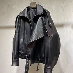 时尚机车皮衣外套女2025新款秋冬新款宽松洋气百搭皮夹克