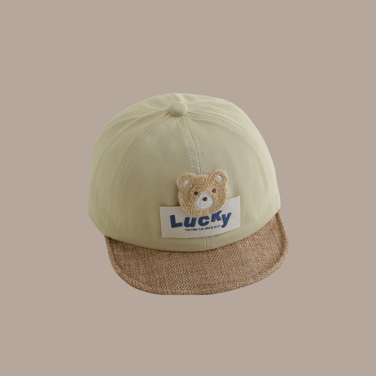 Sombrero coreano para bebés primavera y otoño lindos osos sombreros de béisbol de ala suave para bebés varones sombreros de moda para niños pequeños