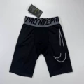 X7 5-point large hook tight pants black