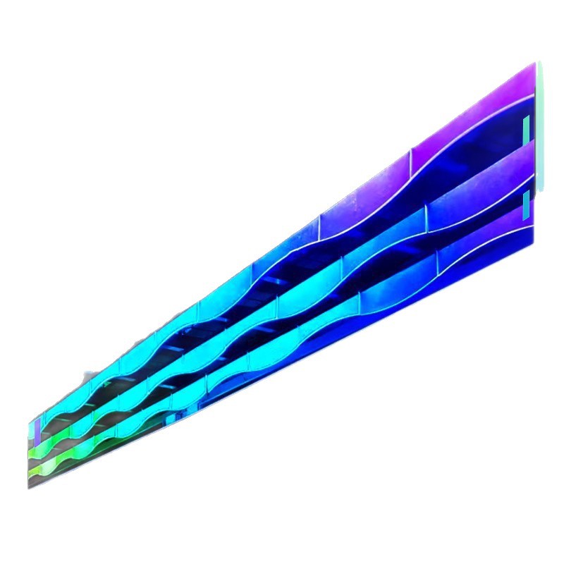 Ilusión de color acrílico esculpido láser placa de guía de luz DIY supermercado colgar letras decoración de atmósfera candelabros