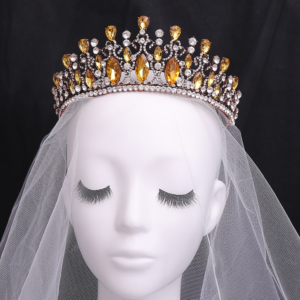 新娘复古水晶皇冠