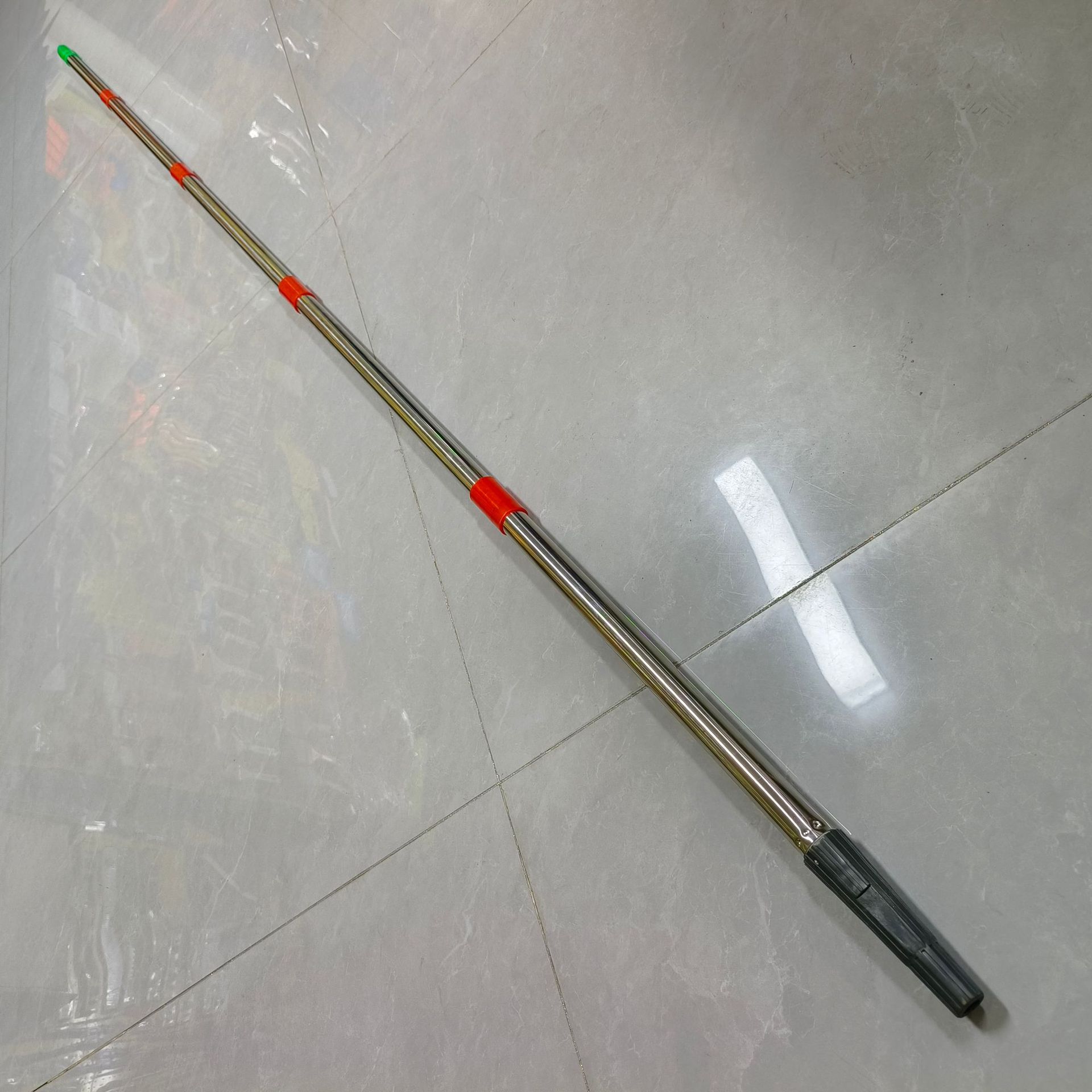 Rodillos de pintura de acero inoxidable varilla telescópica herramienta de pintura alargada varilla telescópica gruesa varilla de conexión alargada