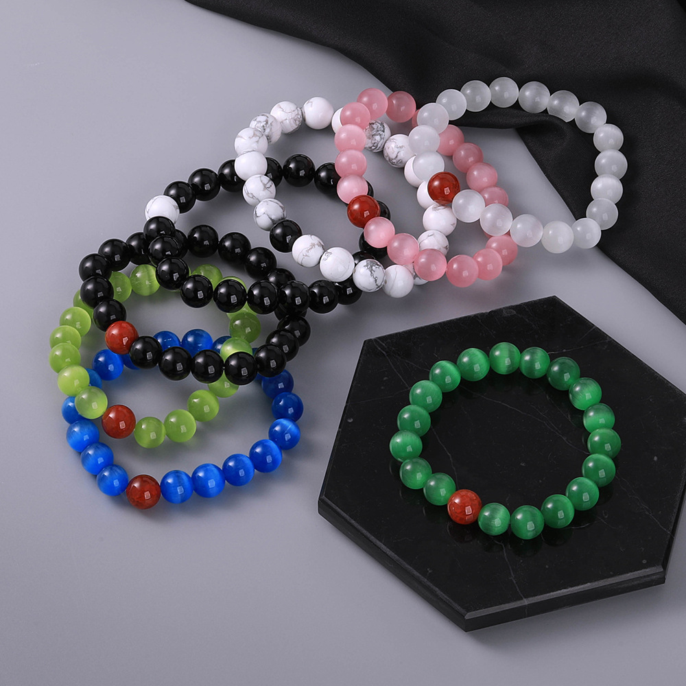 organic fashionable elegant beaded bracelet