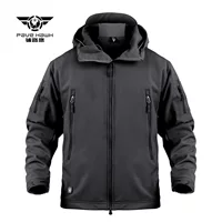 Мягкая куртка из акульей кожи Paving Eagle TAD, морозостойкая теплая водонепроницаемая куртка PLY-6X20