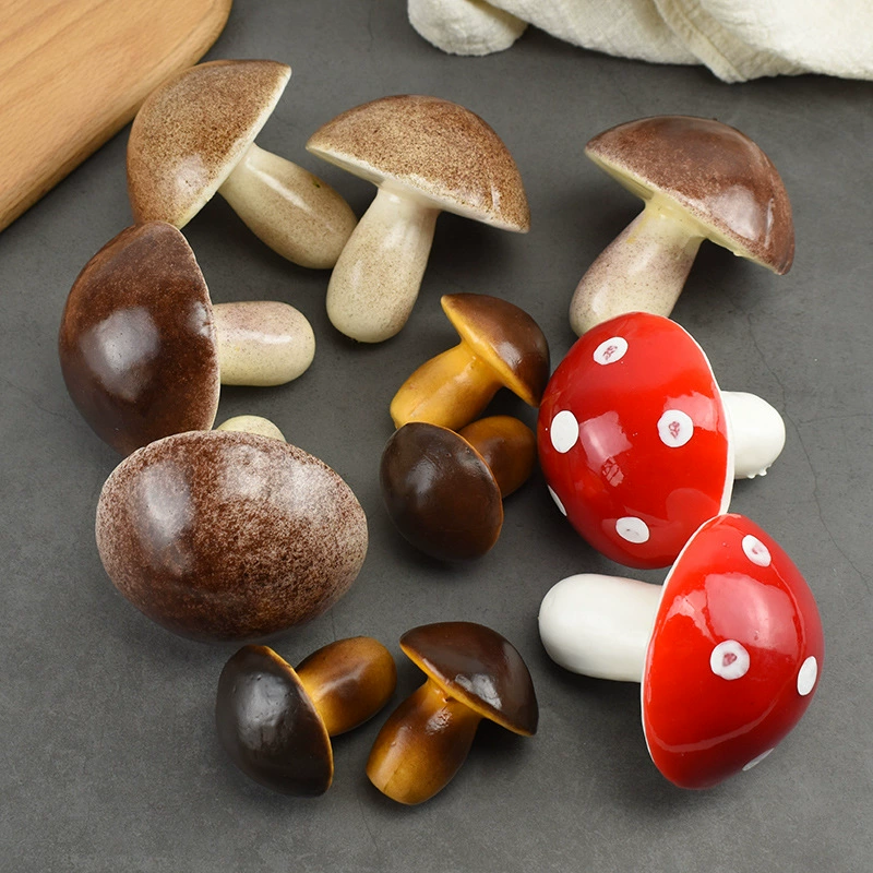 Realistic minifigure from foam with clove mushrooms, decorations, props, early education