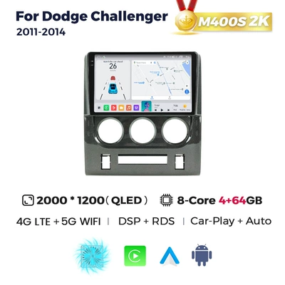 DVD Navigation Challenger 2011-2014 Dodge - m400s-2k-464-eight-core-full-network-communication-9863-black
