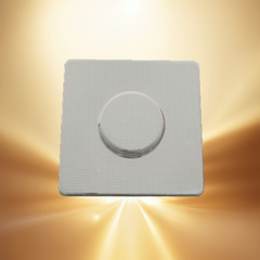 批發新料加厚假睫毛台新款 7*7*0.5cm透明方形假睫毛托