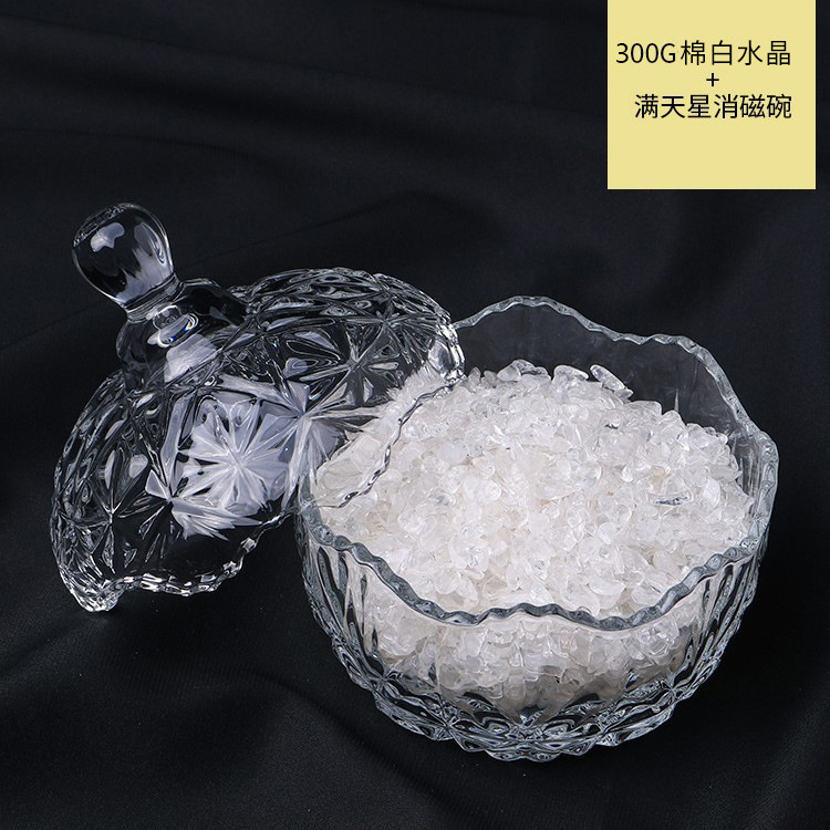 cristal natural piedra triturada desmagnetizante cuenco pulsera desmagnetizante energético cuenco de purificación para atraer la riqueza y el tesoro caja de almacenamiento utensilios adornos