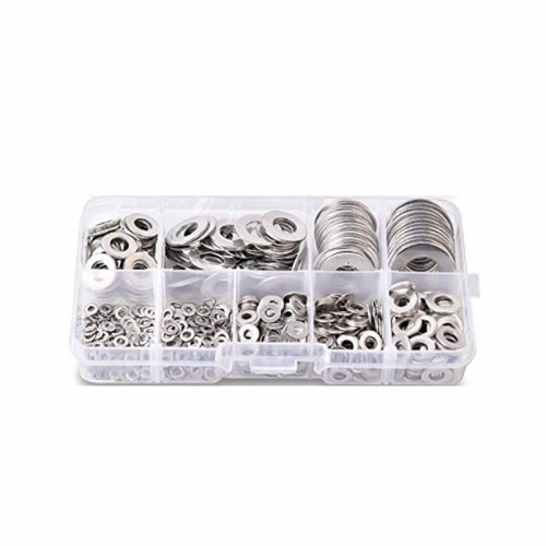 684 pieces M2M3-M12 cross-border 304 stainless steel flat washer set with Huashi intermediary washer combination kit