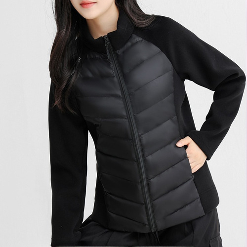 Winter large goose down sports down jacket outdoor lightweight stand-up collar warm fitness wear white duck down jacket