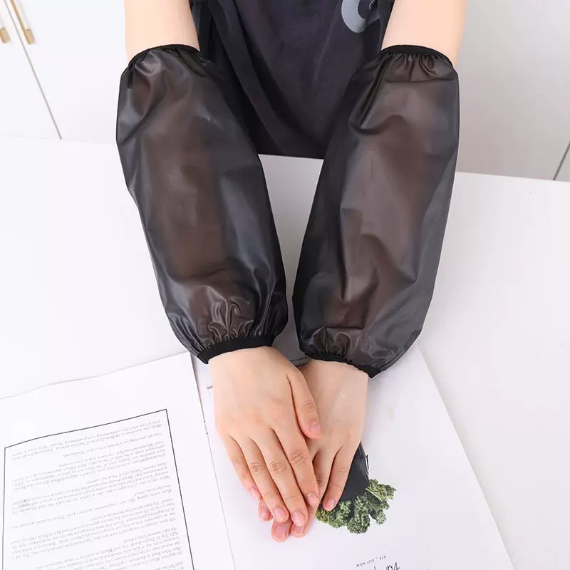 批发TPU袖套防污防油防水耐脏上班干活男工作饭店耐磨时尚