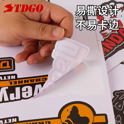 Aluminum Box Luggage Sticker Motosiklet ləvazimatları və aksesuarları