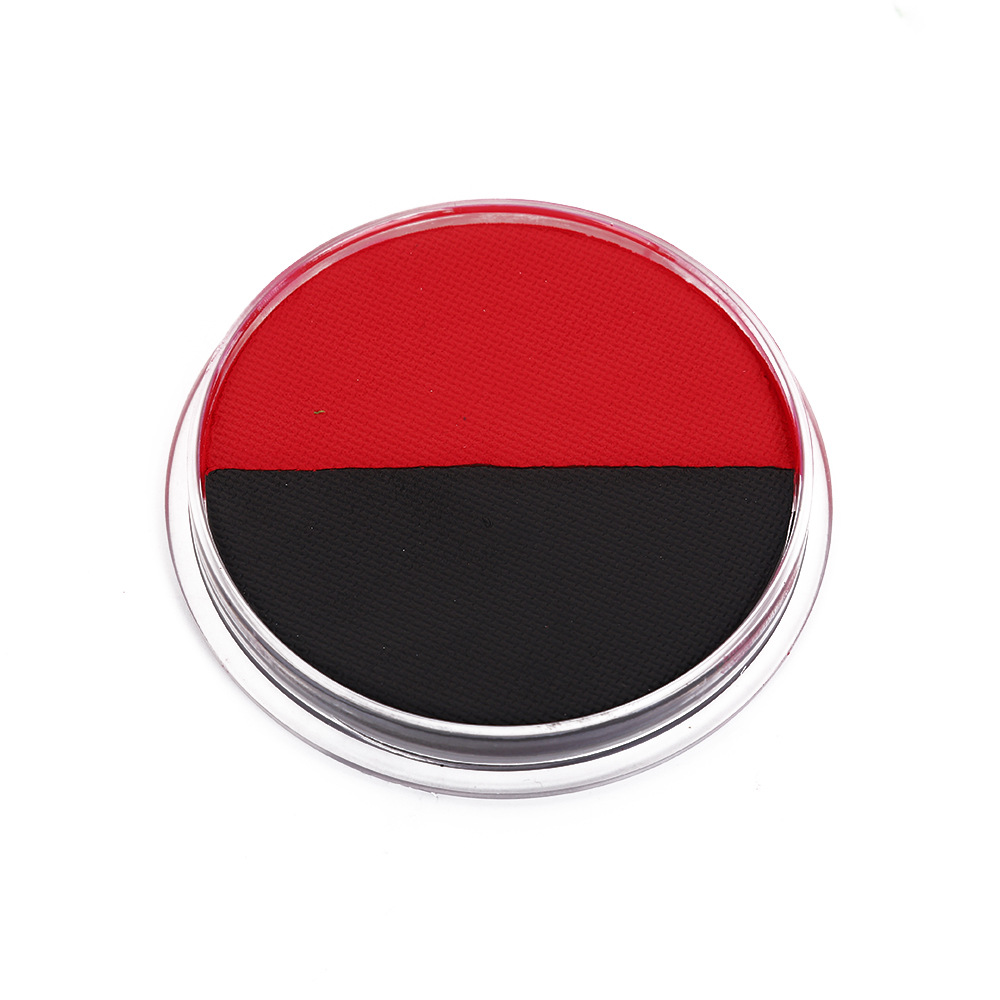 30g de gran capacidad doble color pigmento de pintura corporal soluble en agua para niños pintura facial maquillaje festivo