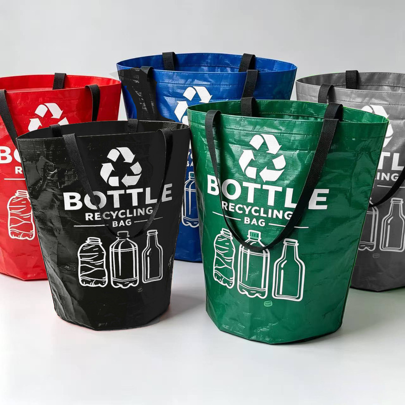 Cross-border waterproof foldable storage bag, plastic bottle storage bag, stand-up dirty laundry and garbage storage bag, travel storage Cross-border waterproof foldable storage bag, plastic bottle storage bag, stand-up dirty laundry and garbage storage bag, travel storage