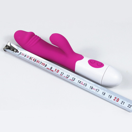 Silicone simulation fashionable G-spot double vibrator variable frequency massage stick female masturbation av stick adult sex toys