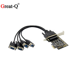 PCI-E���ڿ� pcie�DRS232 COM�ӿ� ����4�ڔUչ�� AX99100
